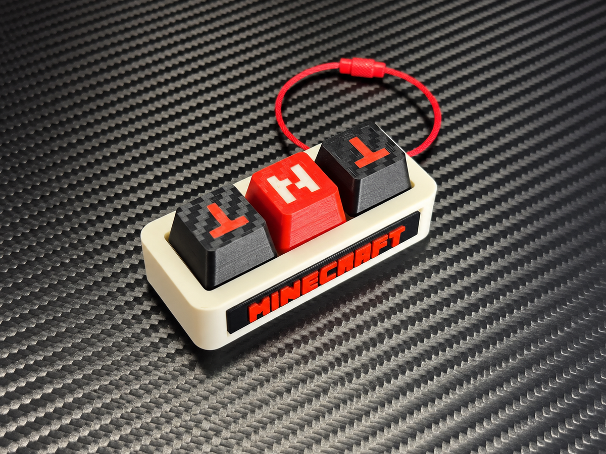 Minecraft TNT Clicker & Keychain