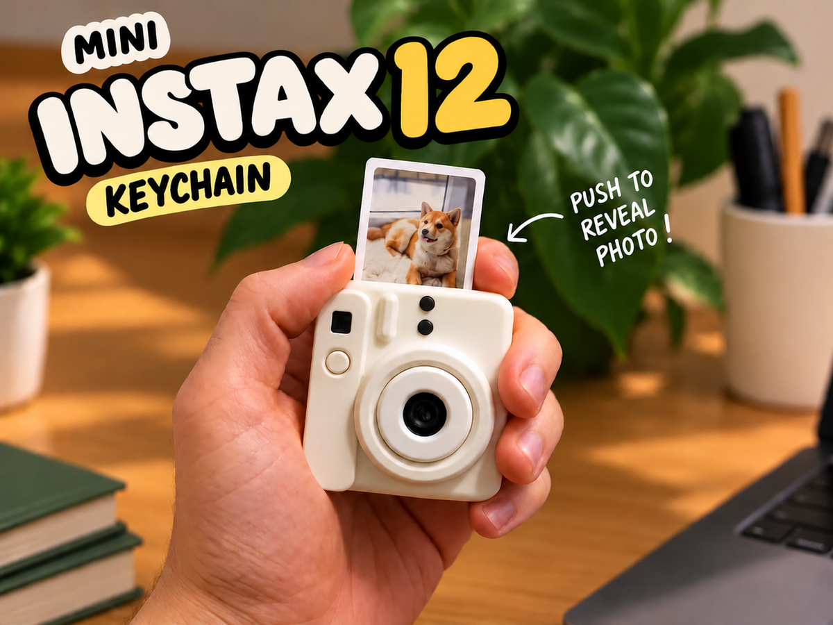 Mini Instax 12 Fidget Keychain