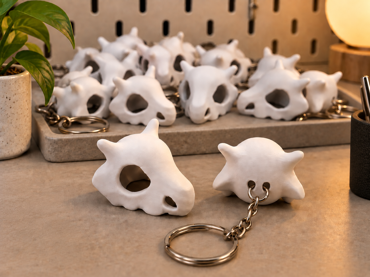 Cubone skull - Keychain